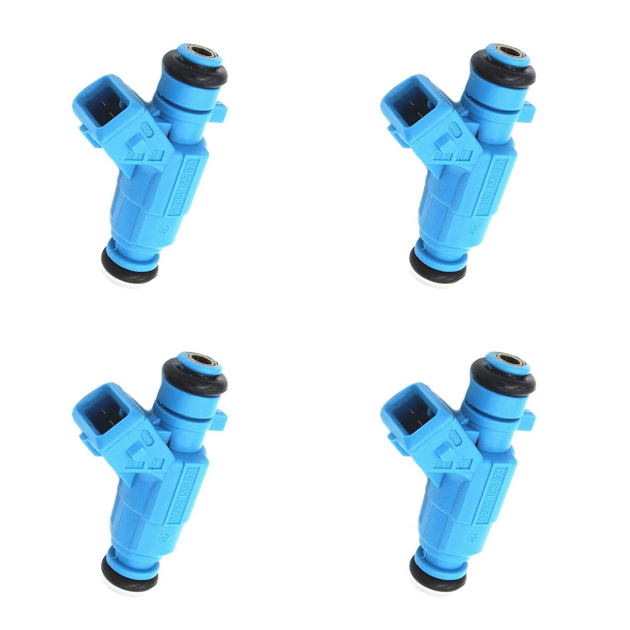 Kit 4 Inyectores Fiat Idea 1.4 Dde 04